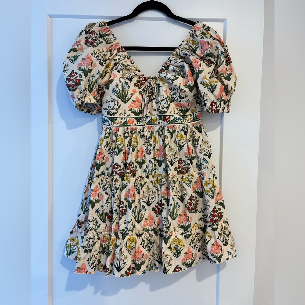 Agua Bendita Floral Mini Dress - Multicolor
